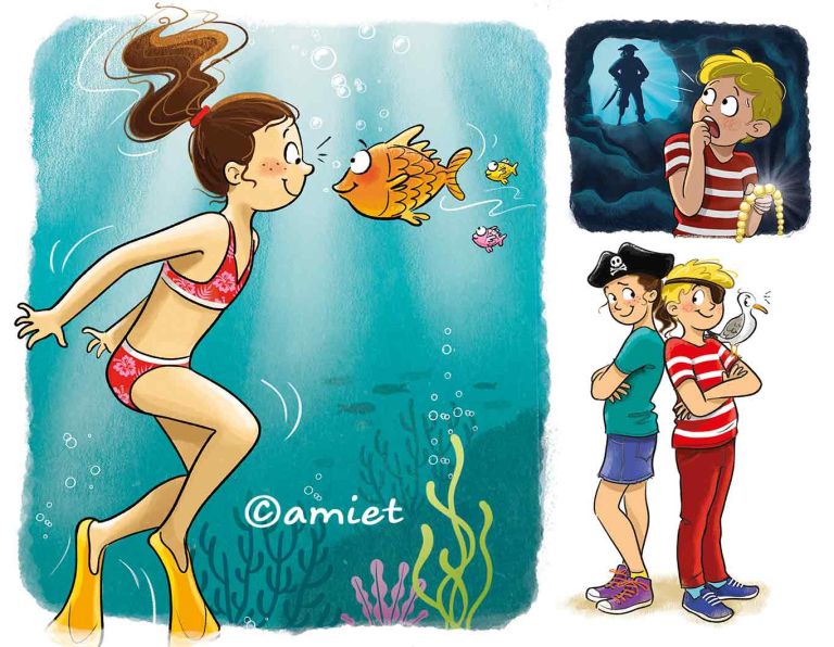 Illustration jeunesse - AMIET Christelle - illustrateur