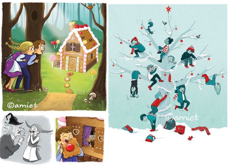 Illustration livre jeunesse - AMIET Christelle - illustrateur