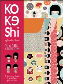 KOKESHI STATIONNERY édité chez CHRONICLE BOOKS (San Francisco) - annelore parot - illustrateurs/rices