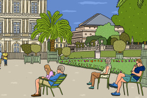 luxembourg et théâtre de l'Odéon -  - Produit créatif