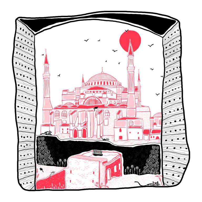 Sainte-Sophie - Assia Burke - illustrateur