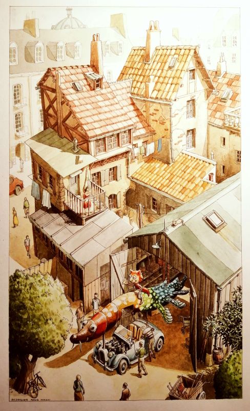l'atelier du carnaval - régis bezannier - illustrateur
