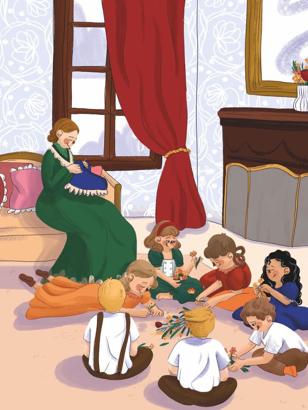 livre jeunesse «Les Vacances», de La Comtesse de Ségur, chez les éditionss KILÉMA. - lenna winterton - illustrateurs/rices