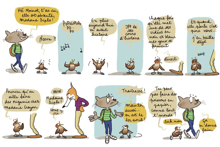 Miss'Trale, strip pour le journal municipal de Marseille - Véropée - illustrateur